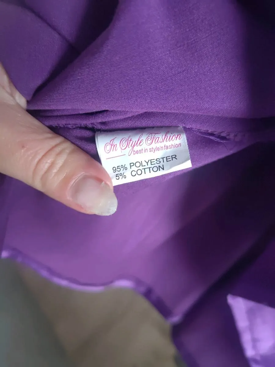 Purple dress fits Xs and s - Image 4