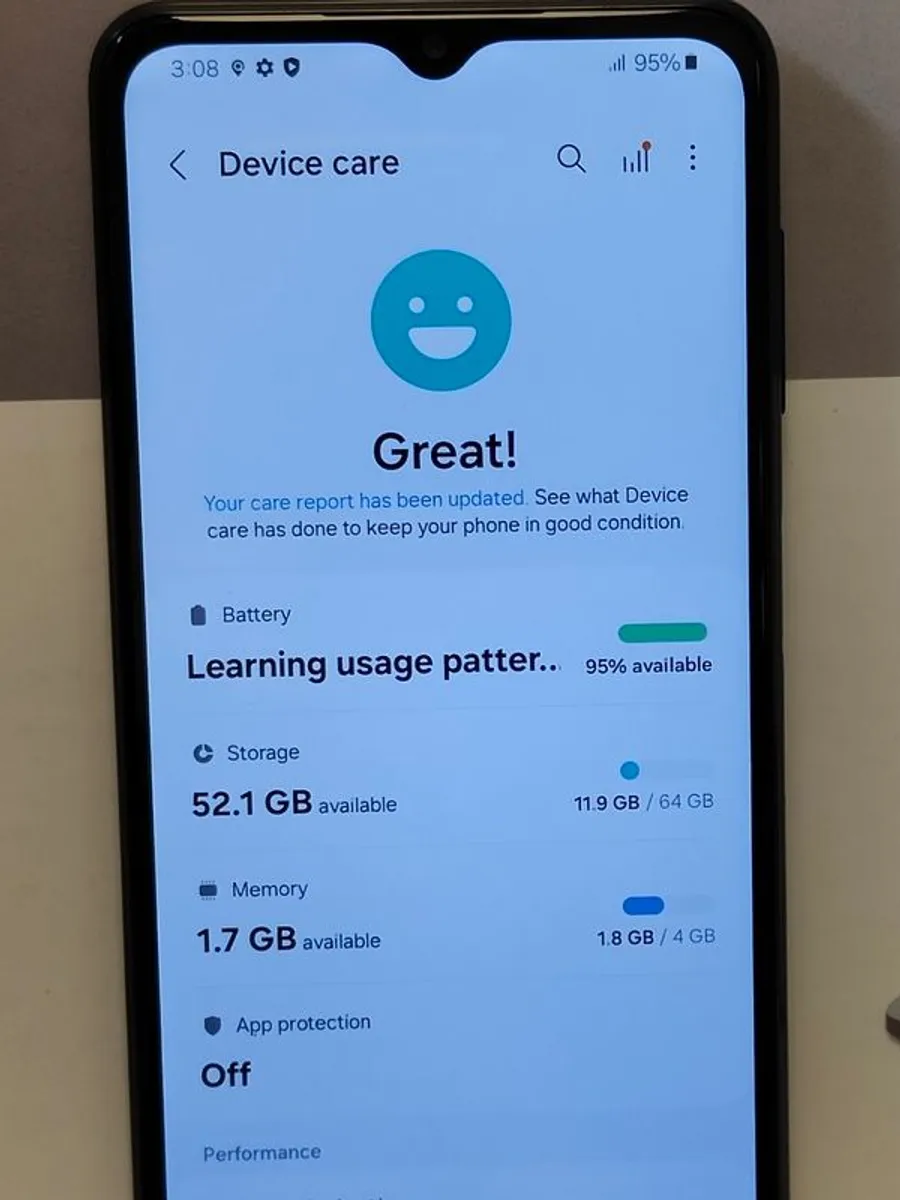 Samsung Galaxy A13 5G 64GB Black Dual Sim Unlocked/ Used - Image 3