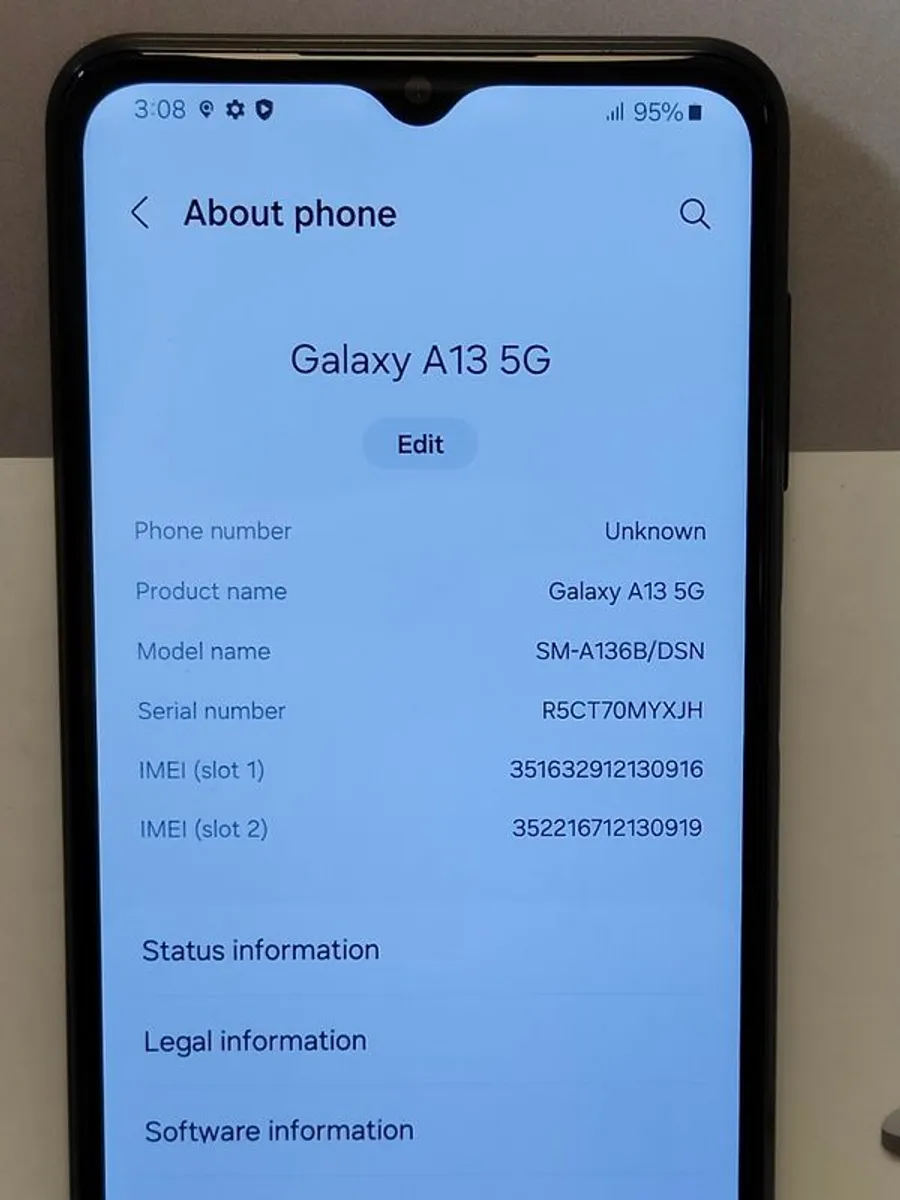 Samsung Galaxy A13 5G 64GB Black Dual Sim Unlocked/ Used - Image 4