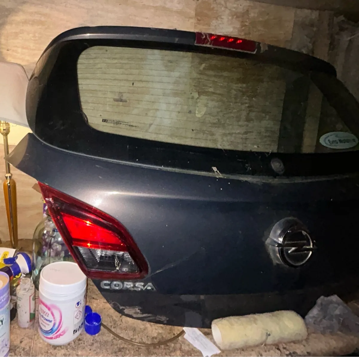 Vauxhall/Opel Corsa mk3 2017 boot lid gray 5 door - Image 2