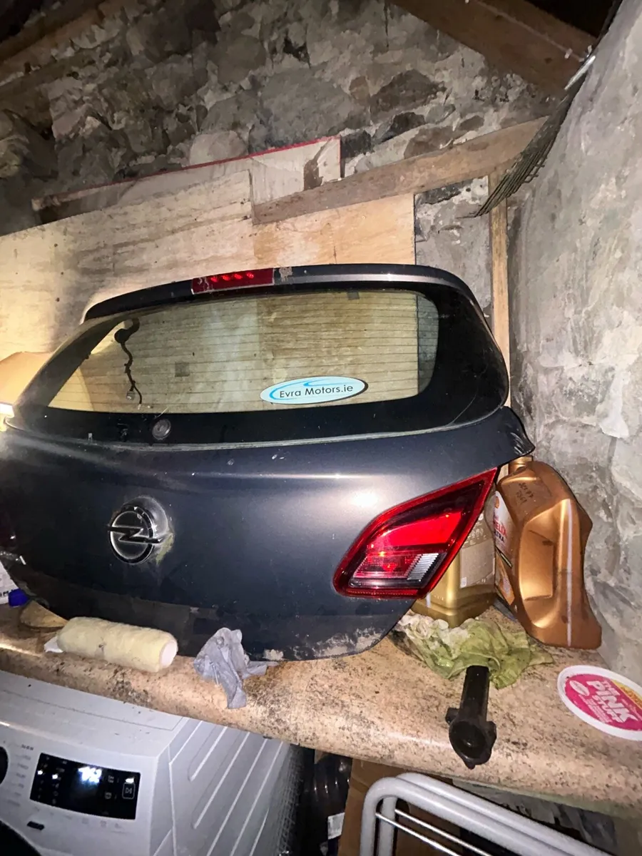 Vauxhall/Opel Corsa mk3 2017 boot lid gray 5 door - Image 3