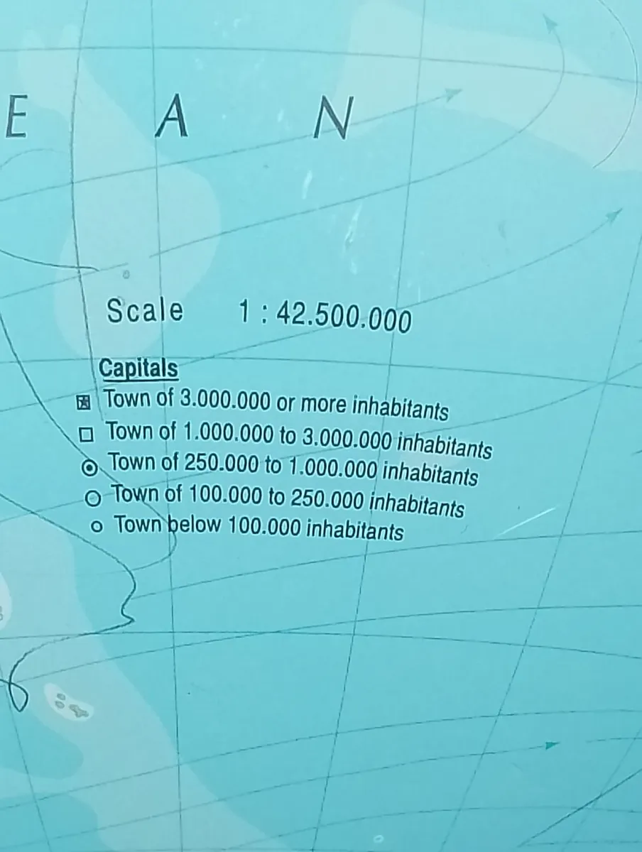 Illuminated world globe 14" - Image 2