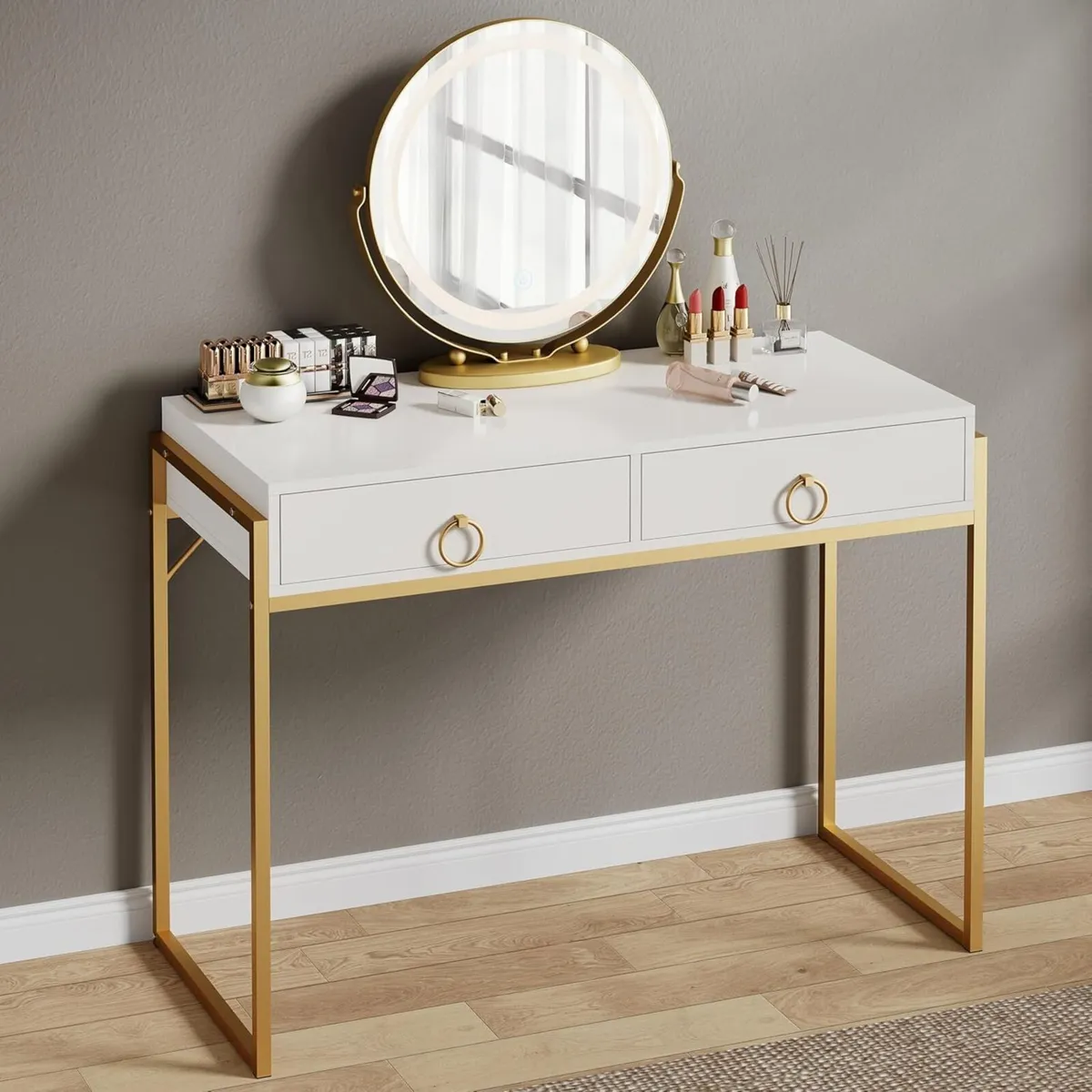 Computer Desk with Drawer 42 Dressing Table for - Image 1