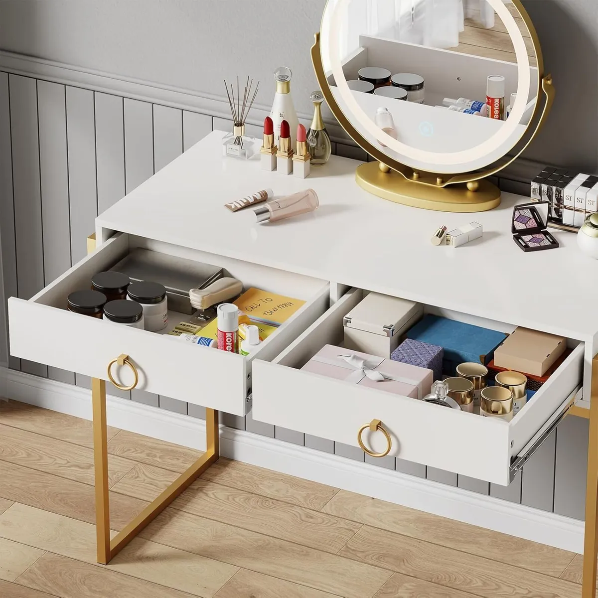 Computer Desk with Drawer 42 Dressing Table for - Image 3