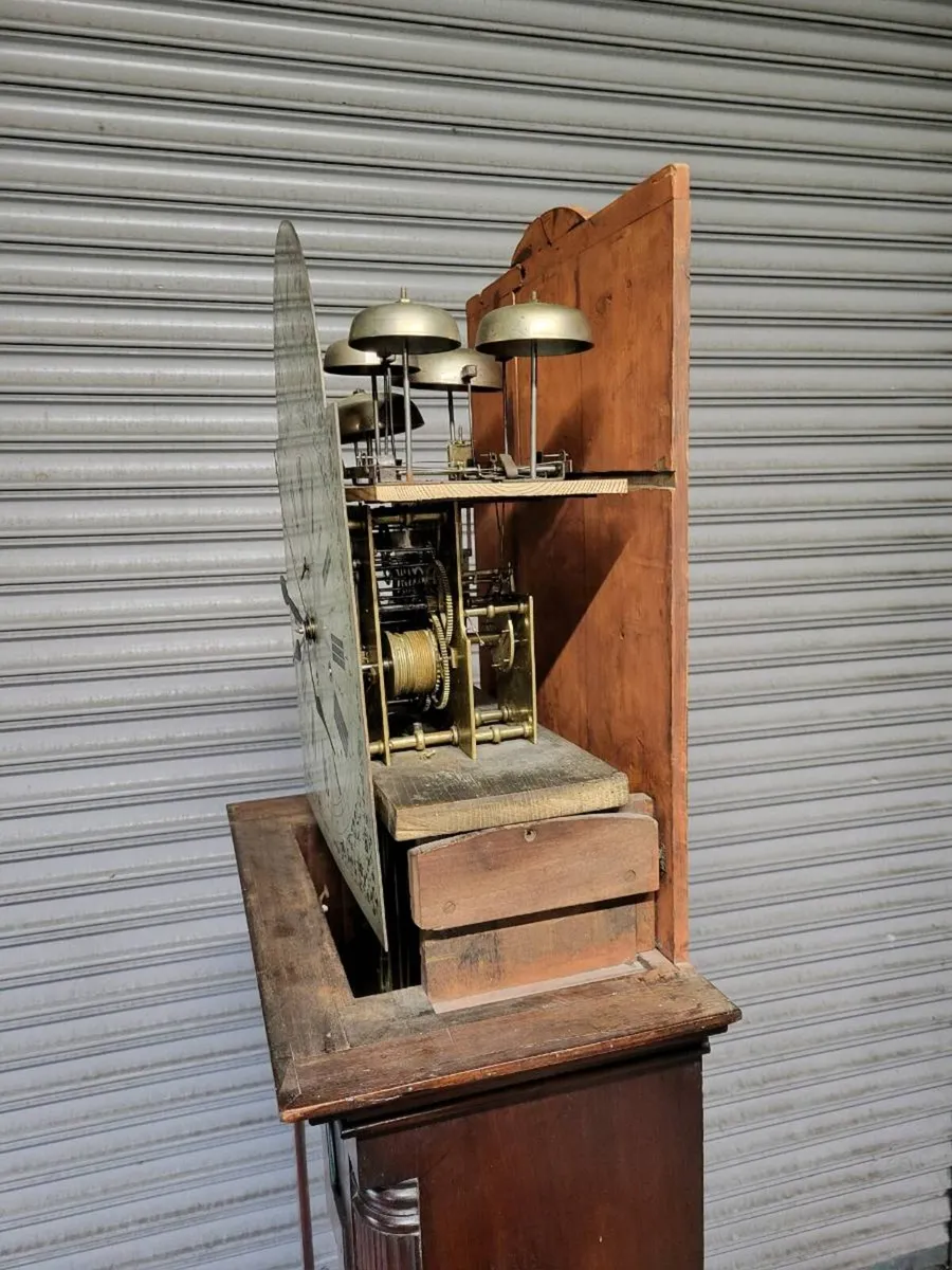 Mahogany longcase clock - Image 3