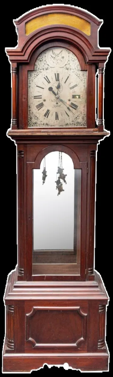 Mahogany longcase clock - Image 2