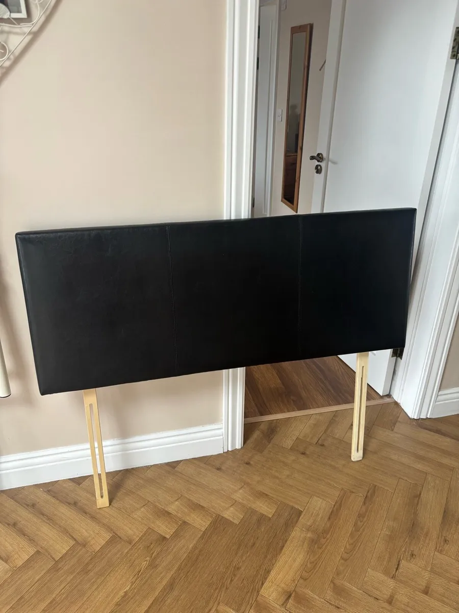 2 x Double Bed Base and 2 x Headboard - Image 2