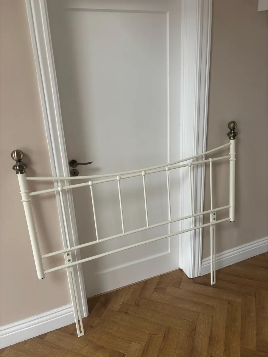 2 x Double Bed Base and 2 x Headboard - Image 1