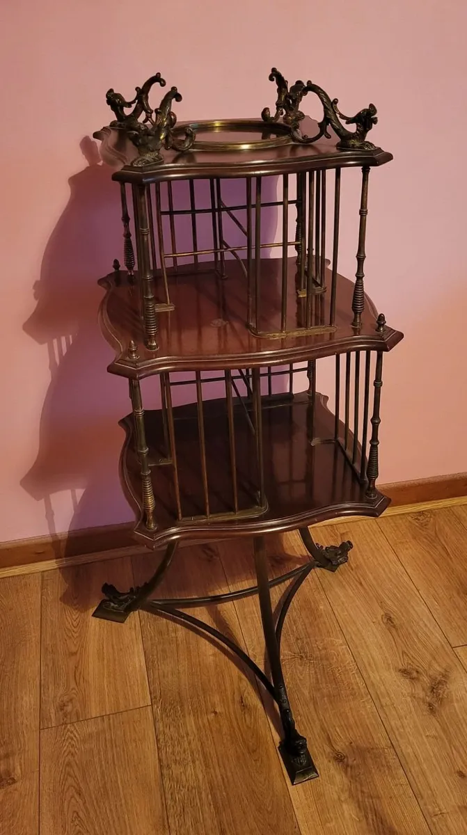 Antique Revolving Bookcase - Image 1