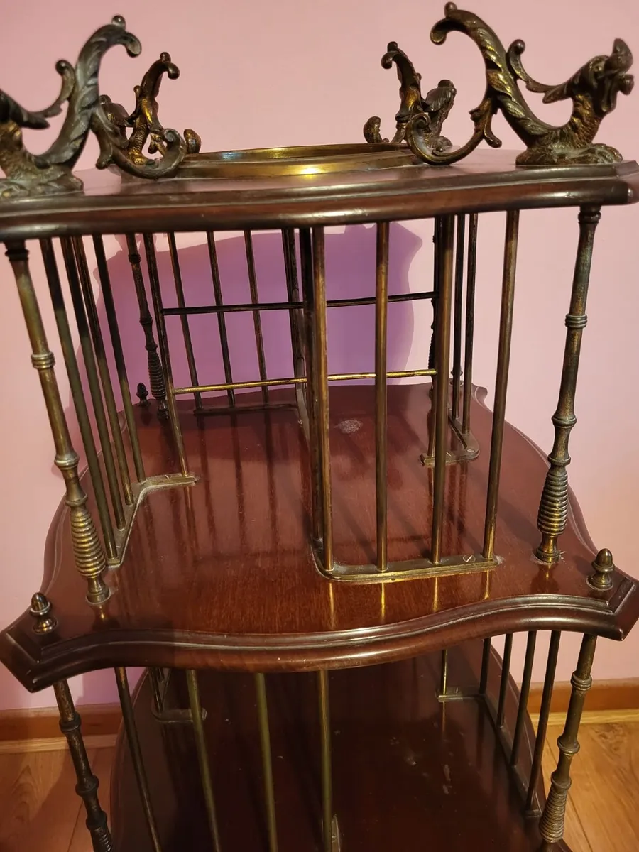 Antique Revolving Bookcase - Image 4