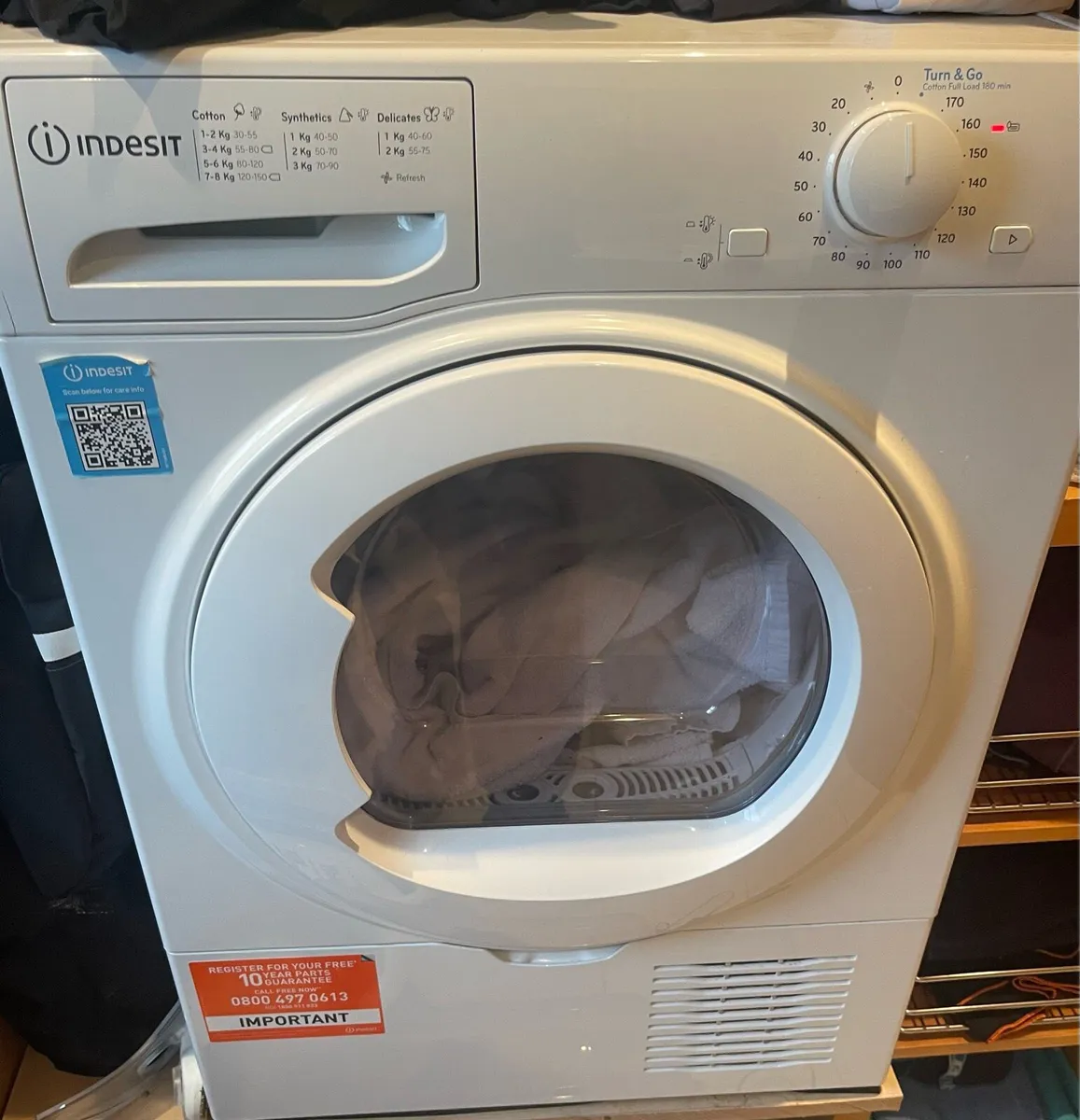 Indesit 8kg condenser Dryer