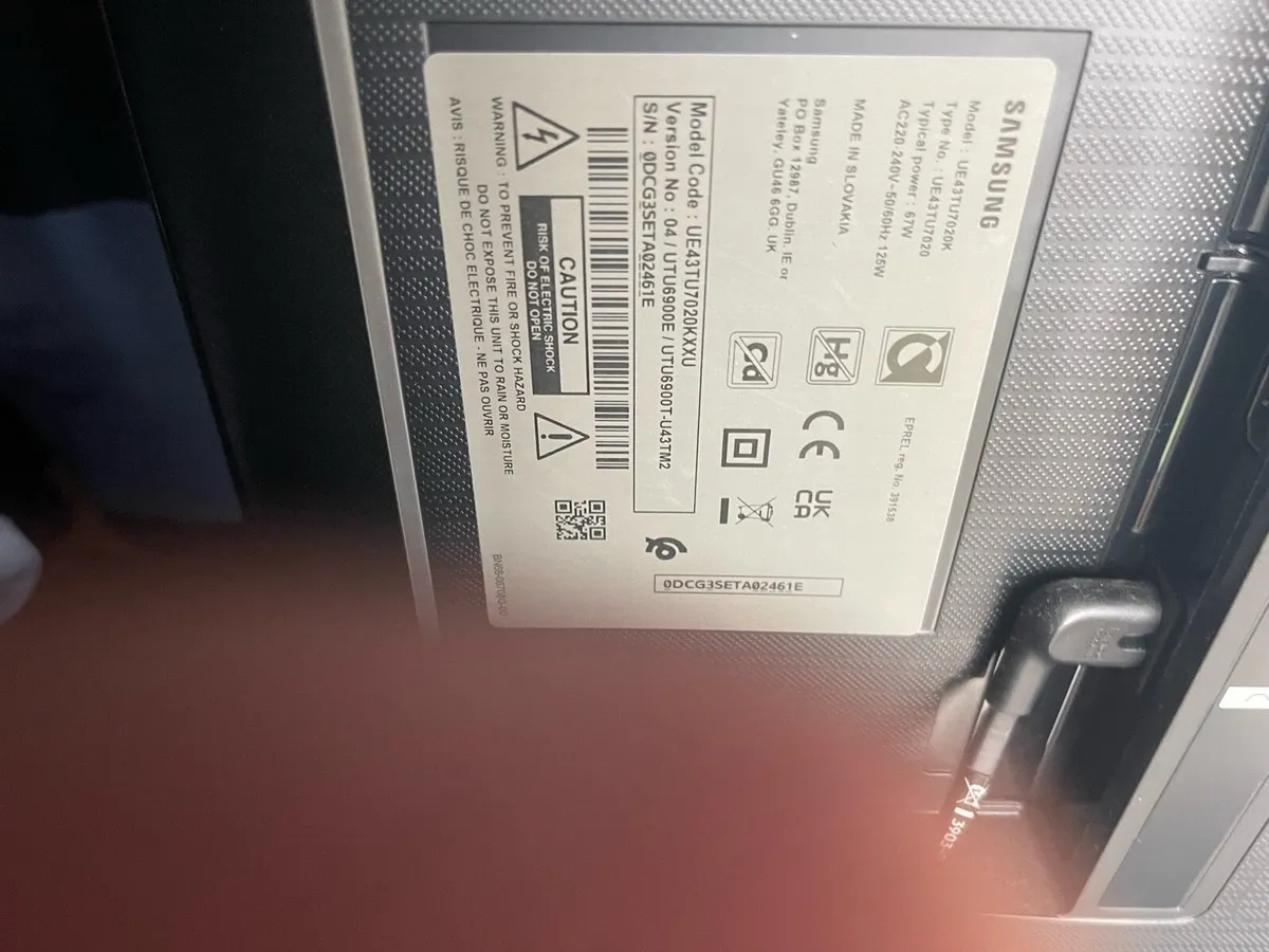 Samsung 43" Crystal UHD TV - Image 2