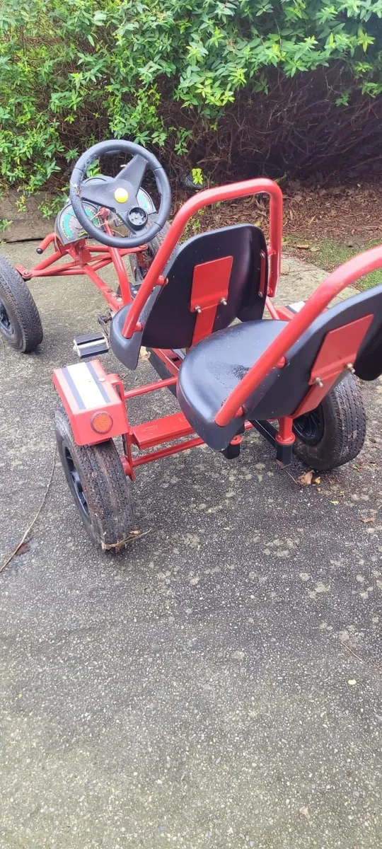 Kids double go cart - Image 2