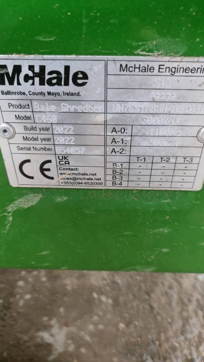 Mchale straw chopper c460 - Image 3