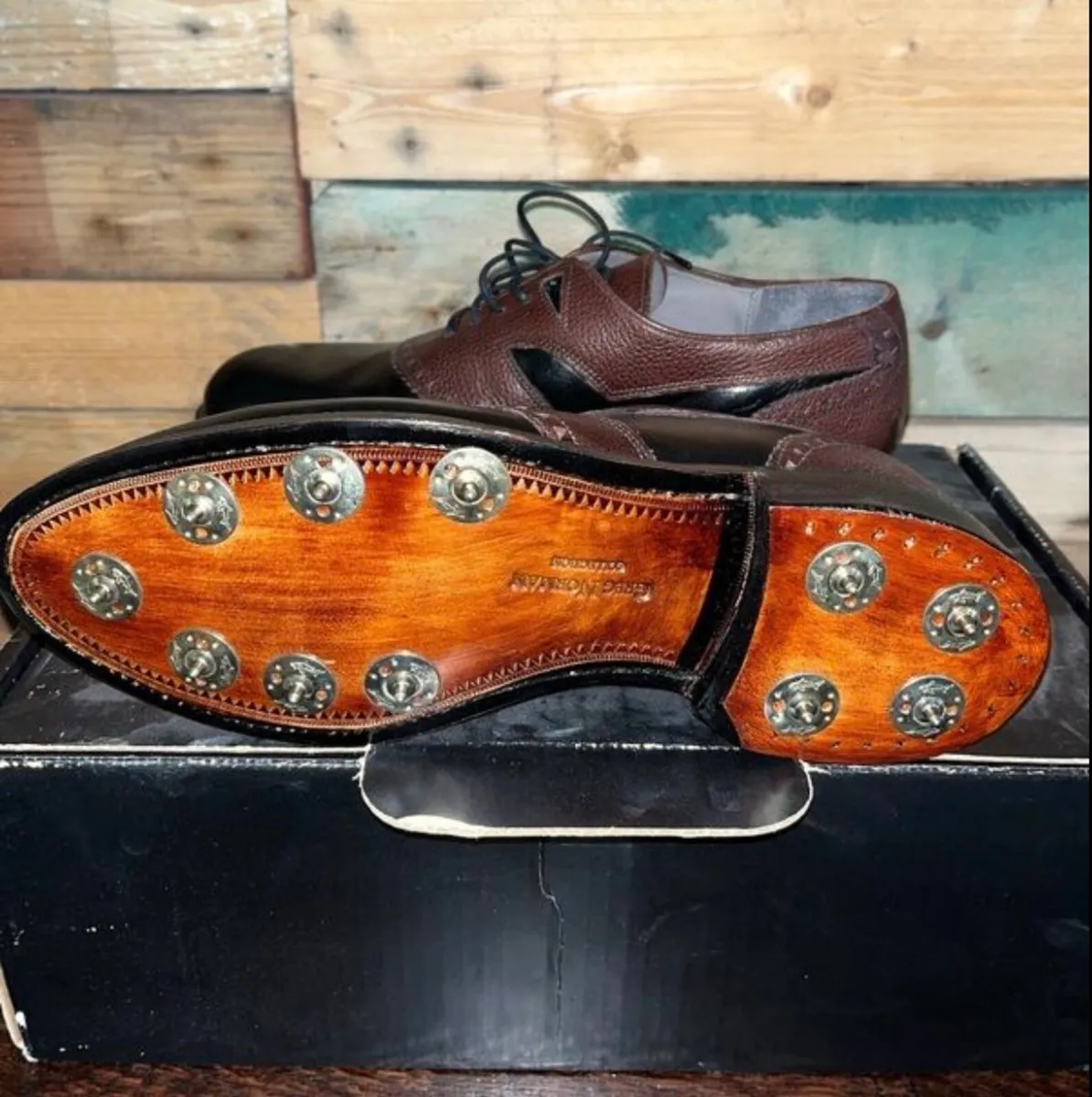 Greg Norman leather golf shoes - Image 3