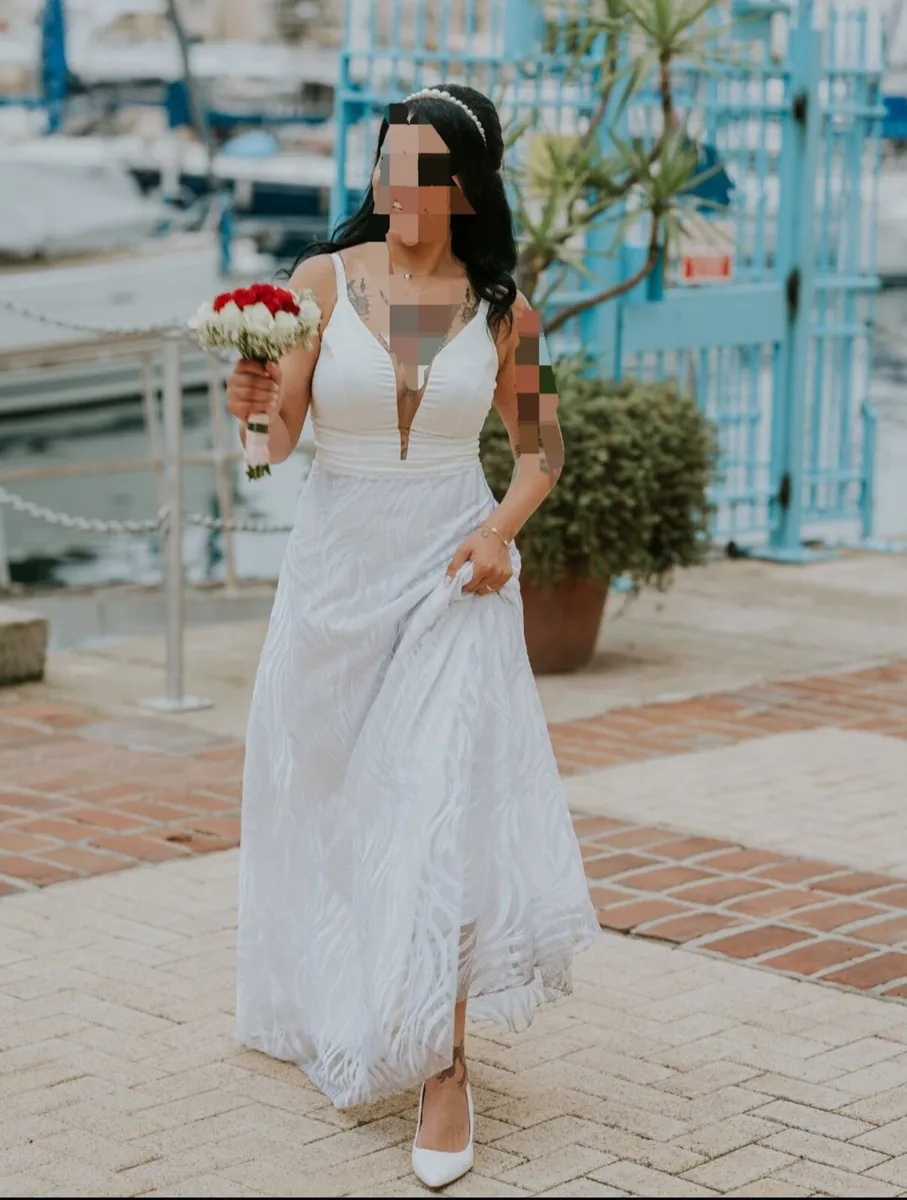 Wedding Dress Size 12 - Image 3