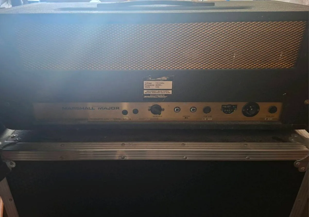 1972 Marshall Major 200w Amp Head - Image 4