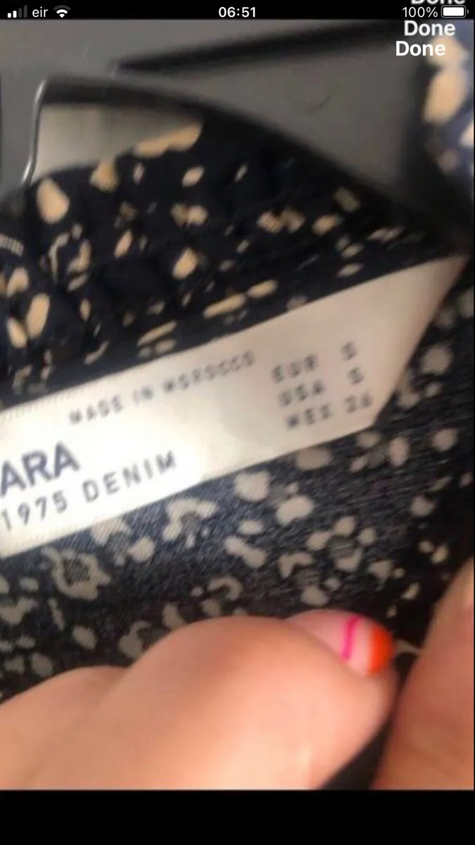 Ladies Zara dress size S €10 - Image 3