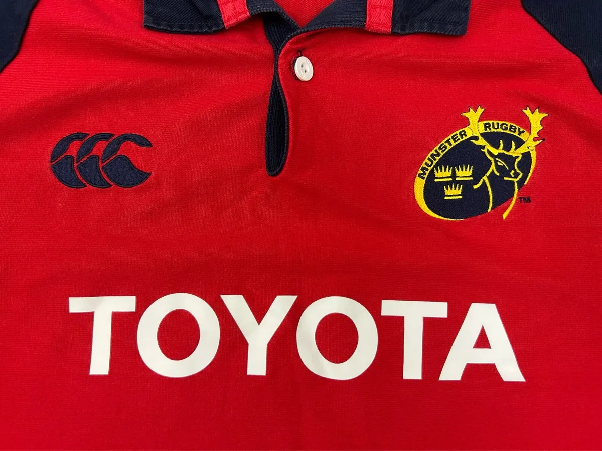 Vintage 2004 Canterbury Munster Rugby Jersey - Image 3