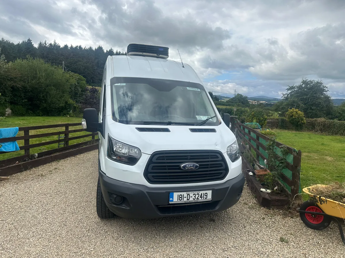 Ford Transit 2018 with Fridge - Image 2
