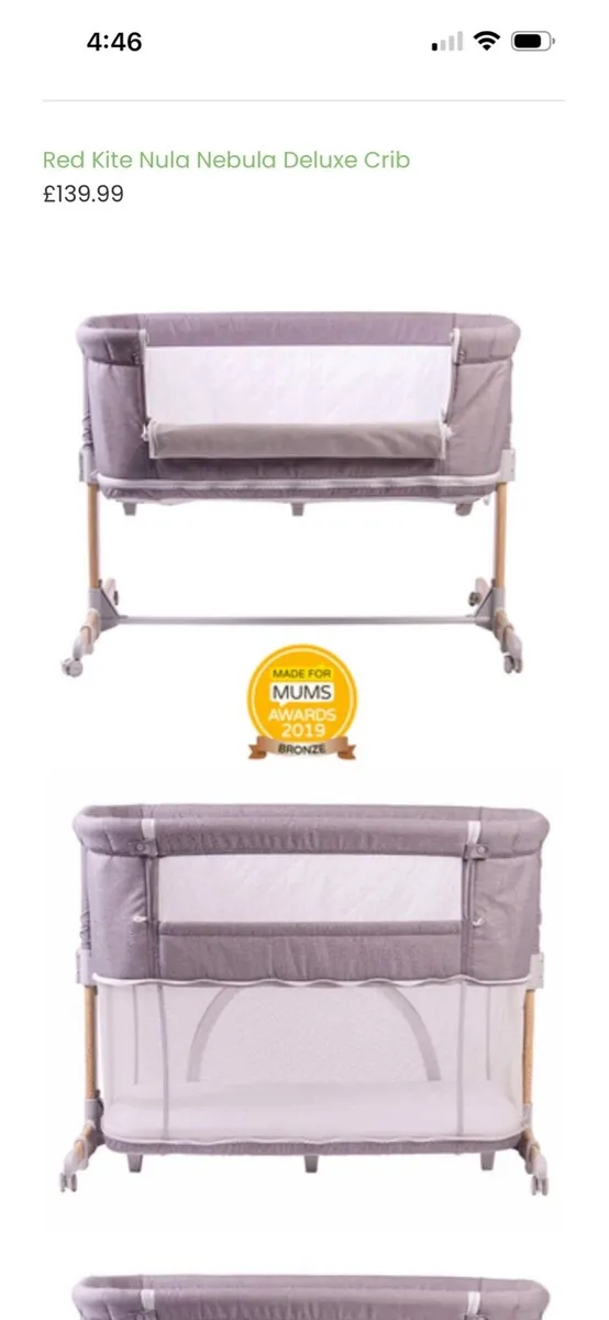 Red Kite Nula Nebula Deluxe Crib - Image 4