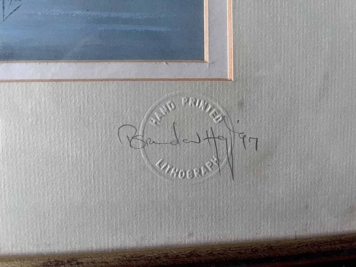 Certified lithographs of Brendan Hayes paintings - Image 4