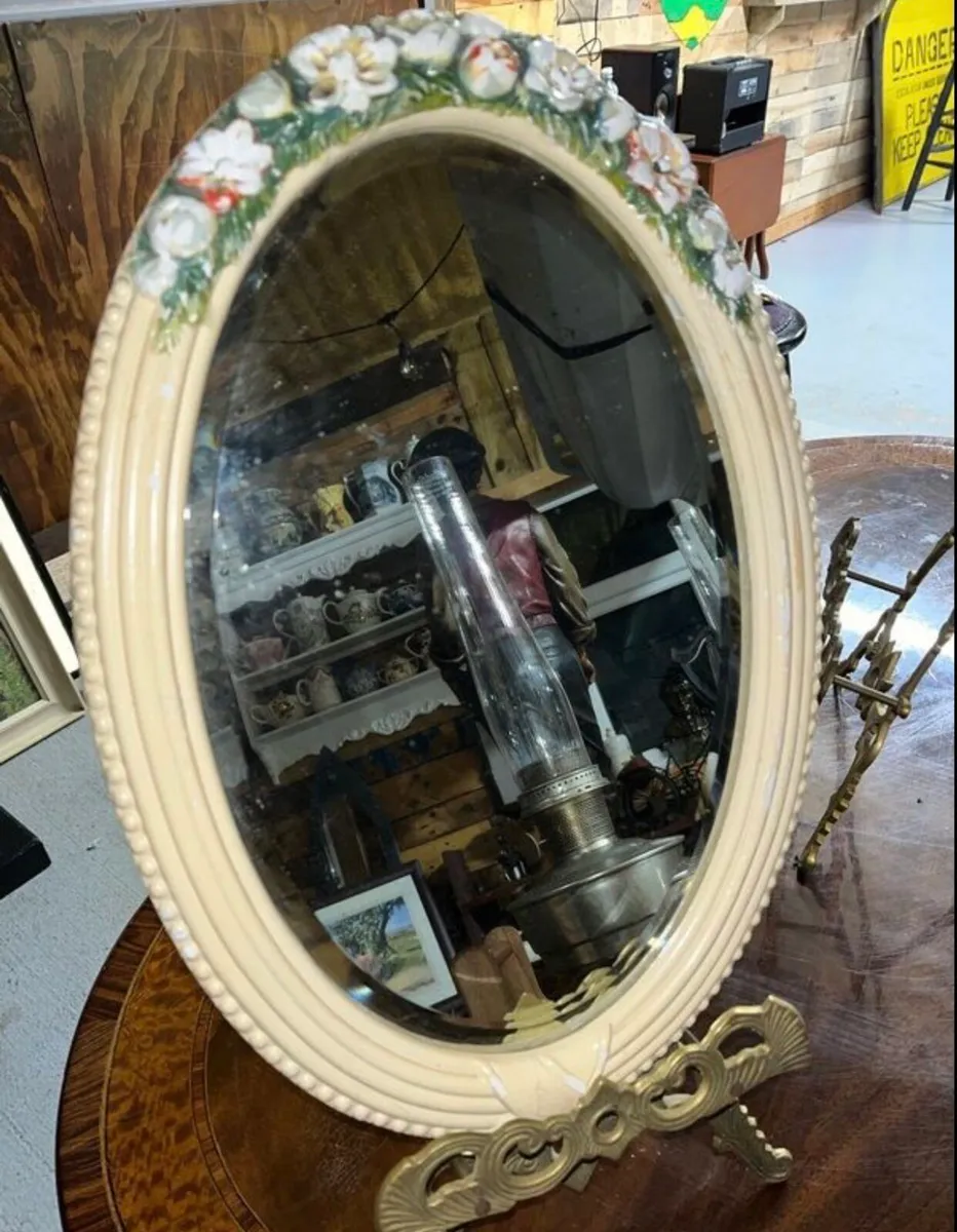 Antique W H Bossoms Mirror - Image 1