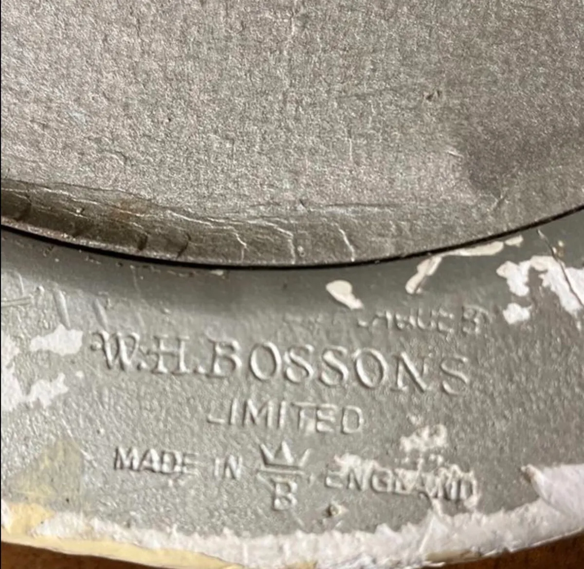 Antique W H Bossoms Mirror - Image 2