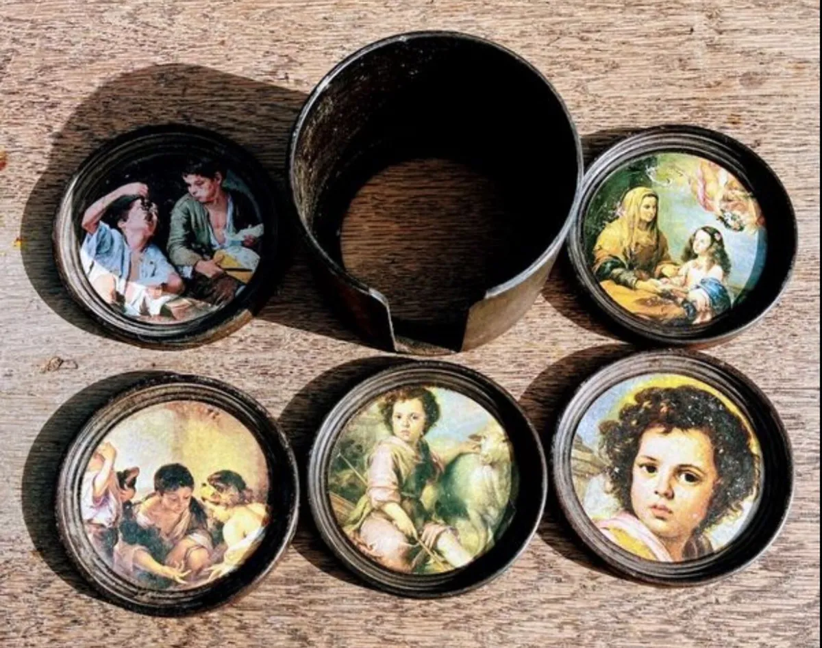 Vintage Spanish 1970s coasters - Image 1