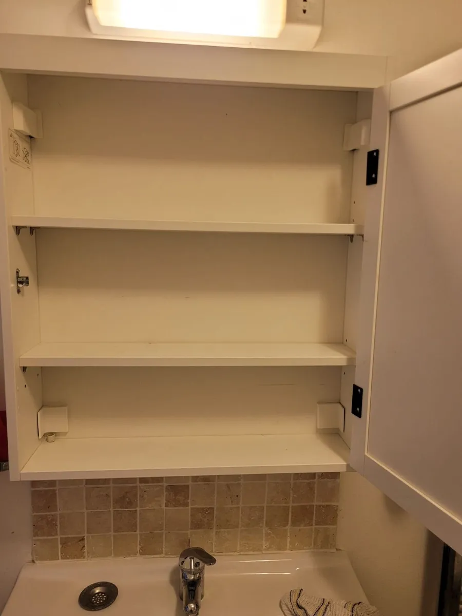 Ikea bathroom cabinet mirror - Image 3