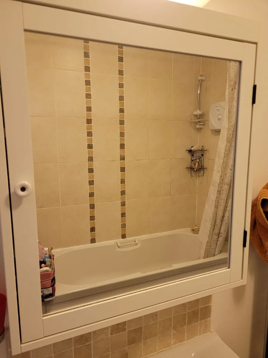 Ikea bathroom cabinet mirror - Image 1