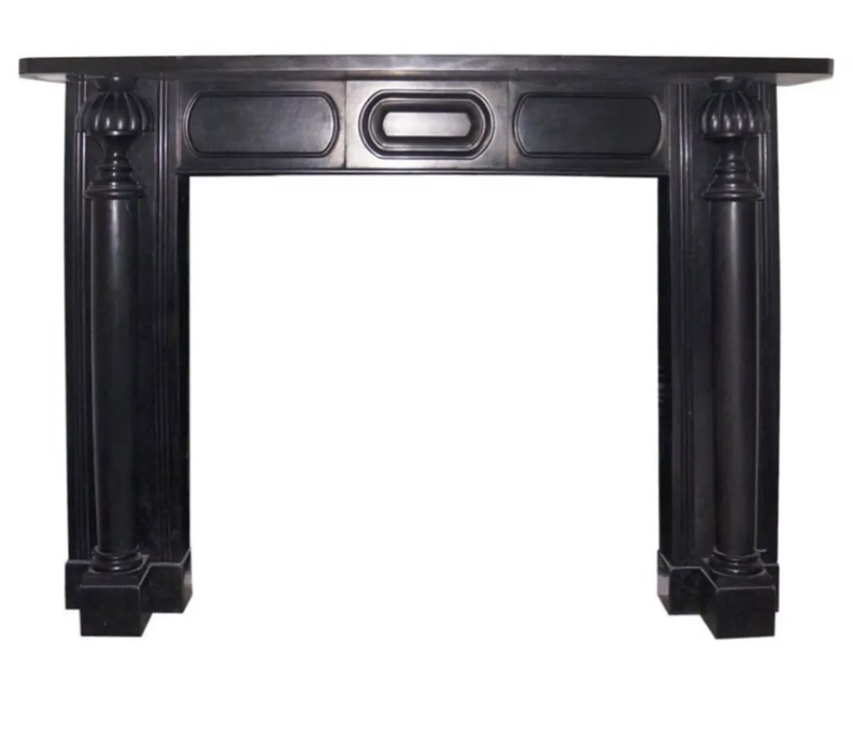 Antique regency pillared fireplace - Image 2
