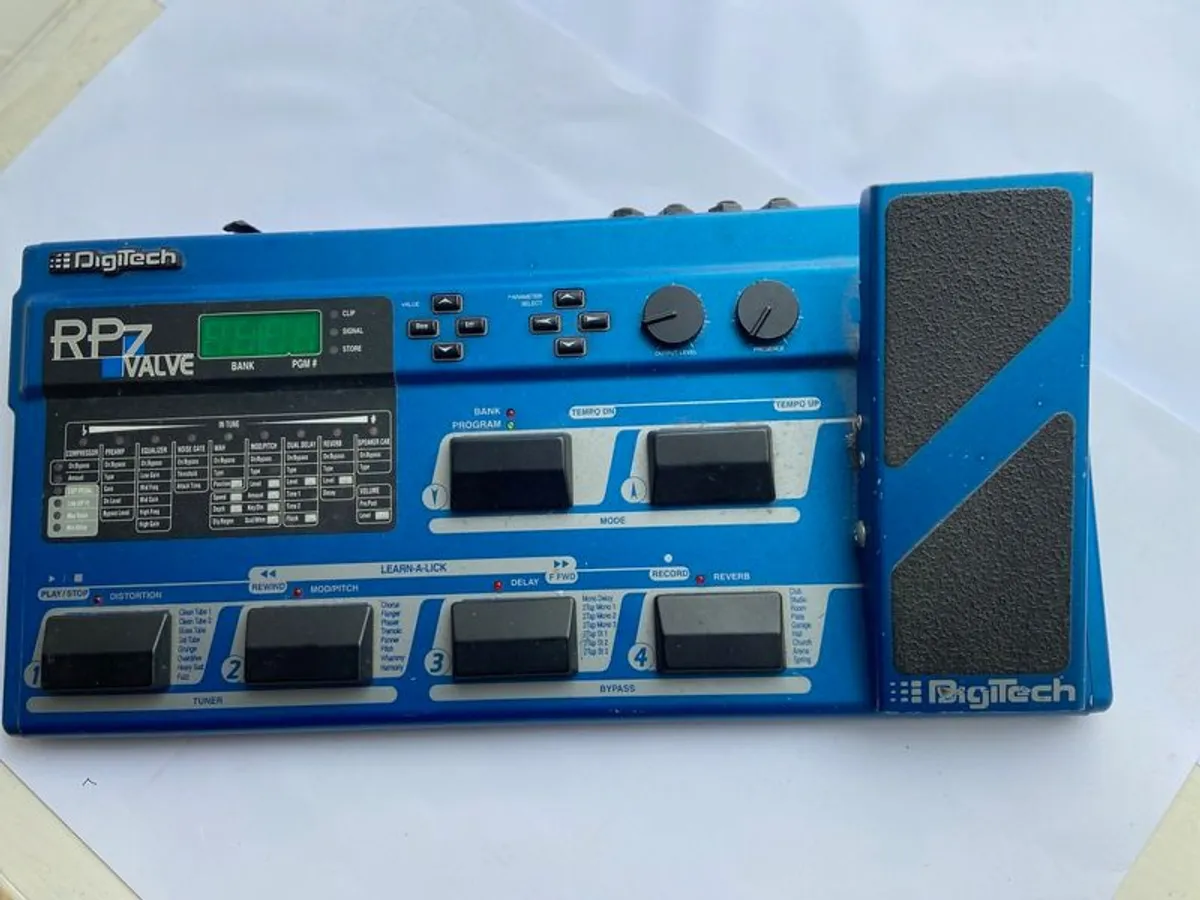 Digitech RP7 Valve Guitar Processor/Preamp. - Image 1