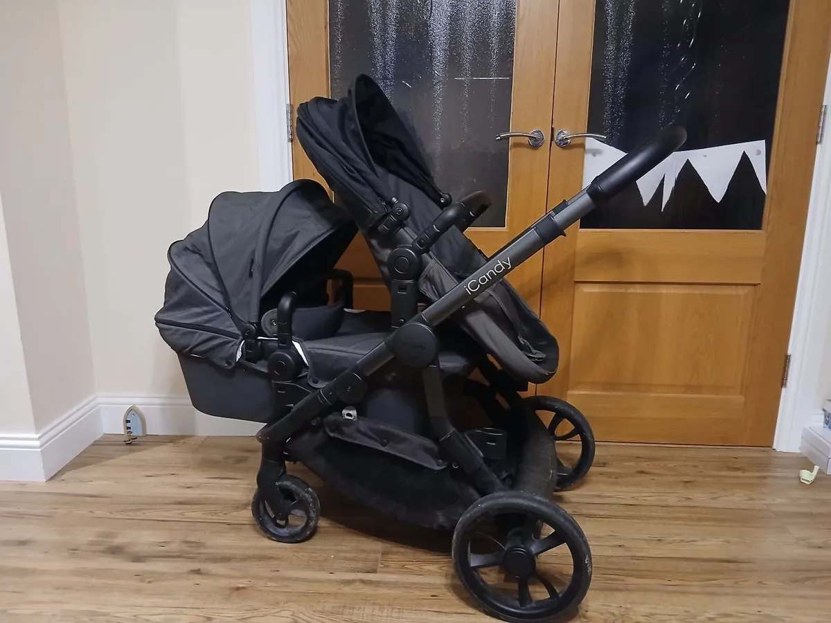 icandy orange double travel system - Image 1