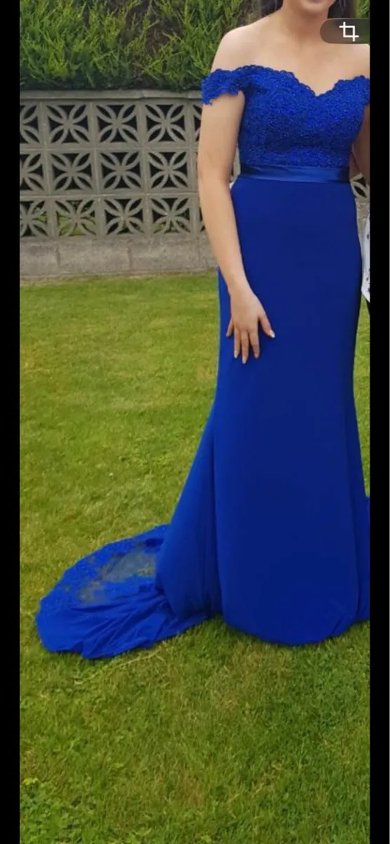 Julien Boutique Royal Blue Debs Dress – Size 8 - Image 2