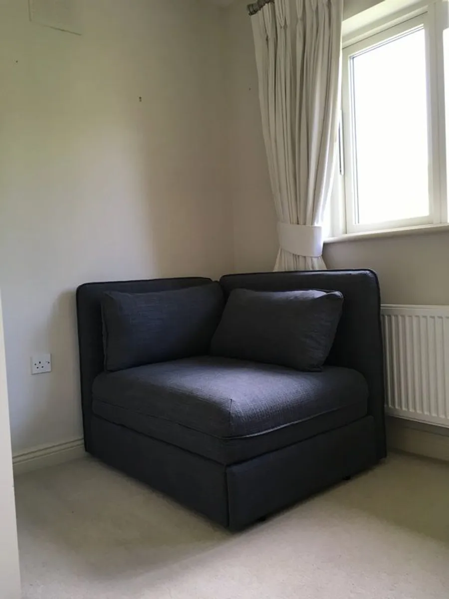 Modular Vallentuna Corner Sofa - Hillared Dark Grey - Excellent Condition - Image 1