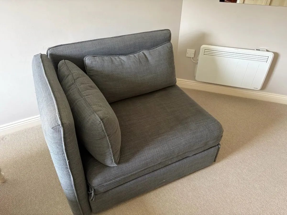 Modular Vallentuna Corner Sofa - Hillared Dark Grey - Excellent Condition - Image 3