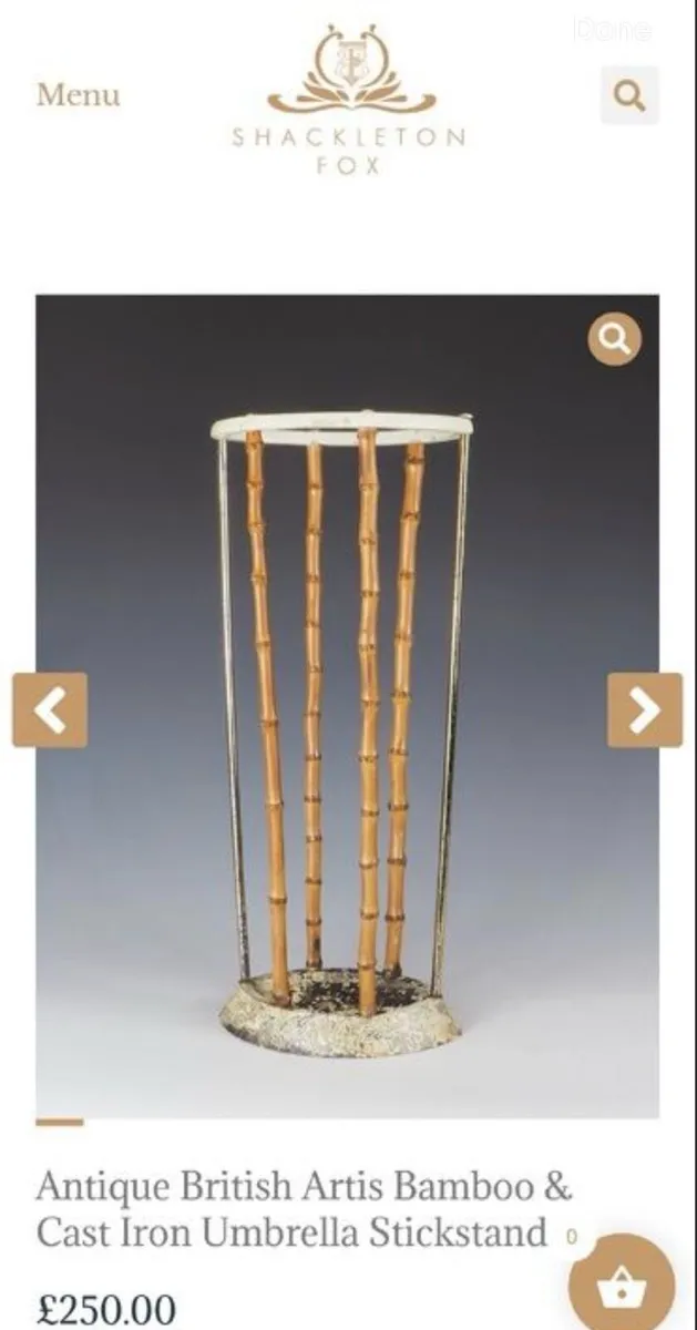 Antique umbrella stand - Image 1