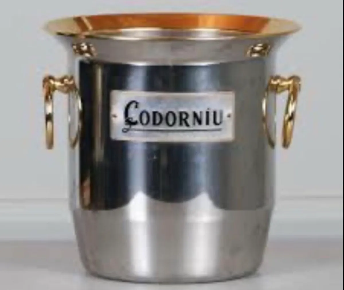 Vintage Cordon Rouge French champagne cooler