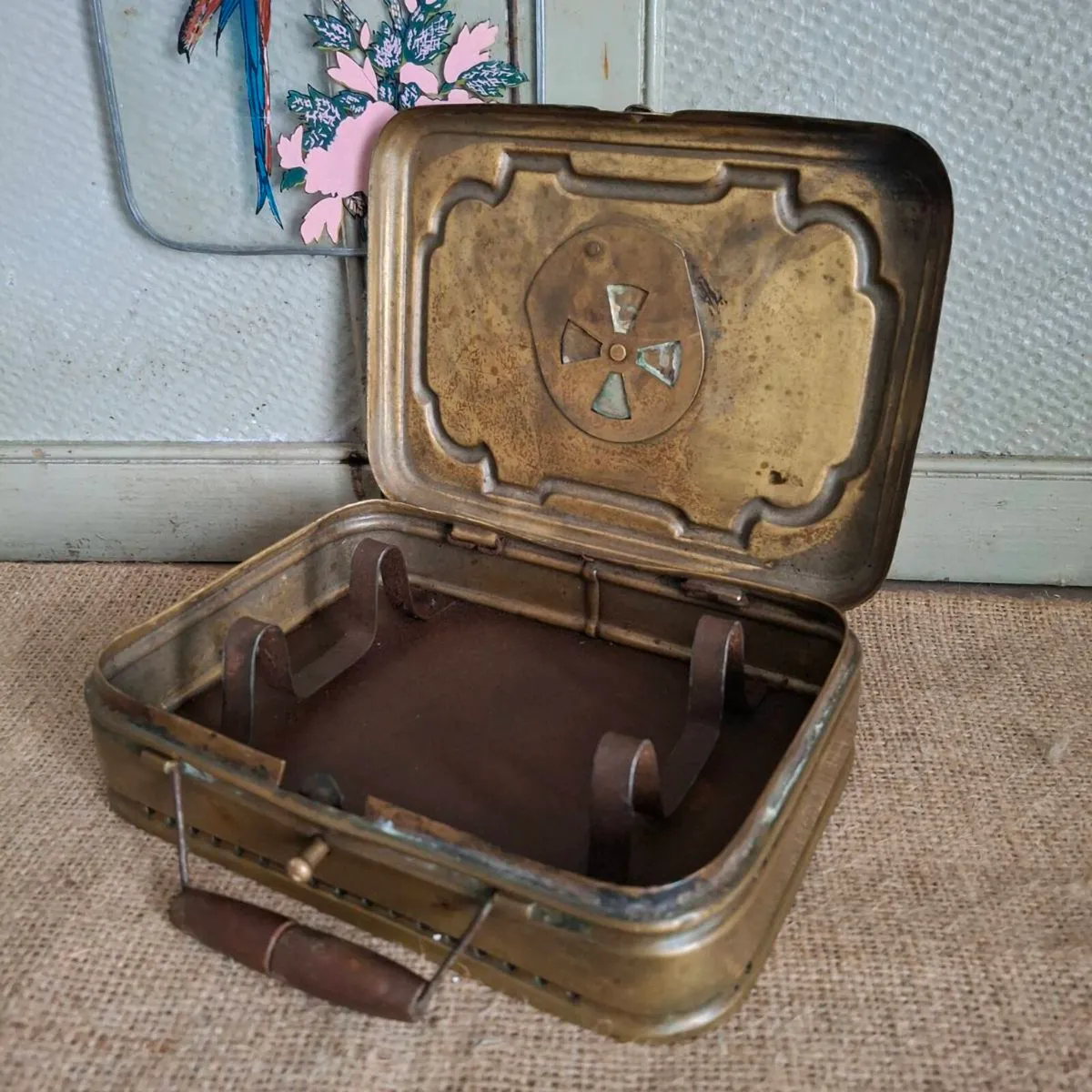 French Brass Foot Warmer - Image 4