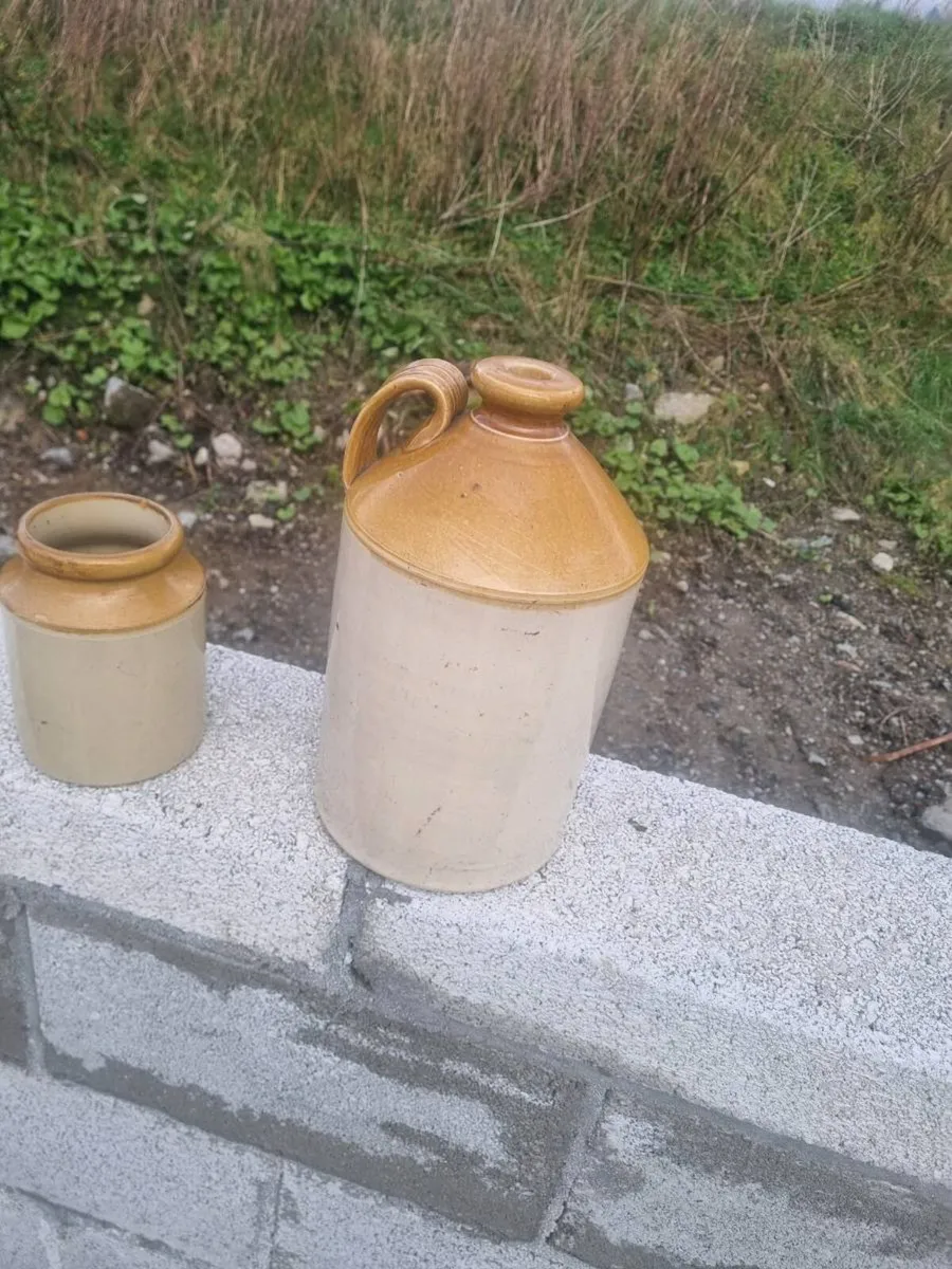 Old whiskey jar set contact me for more - Image 3