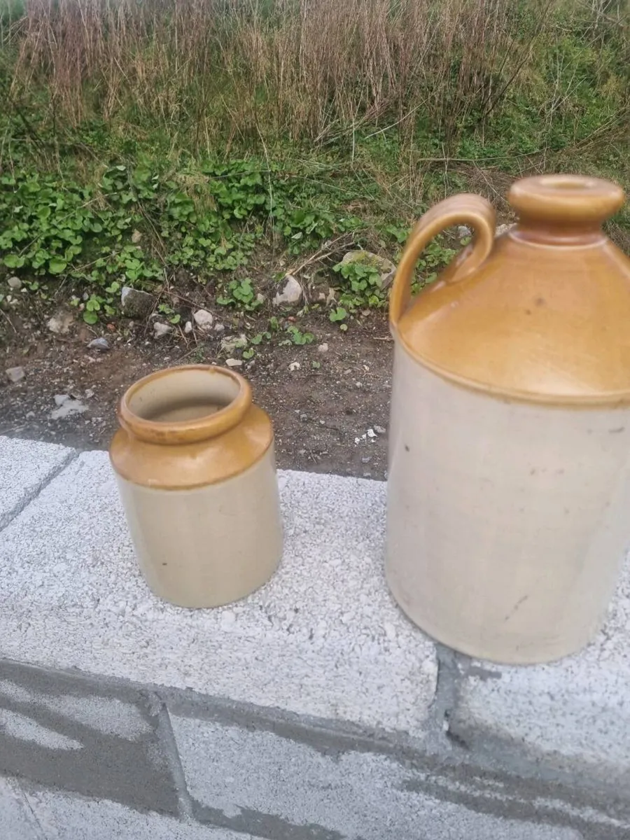 Old whiskey jar set contact me for more - Image 4