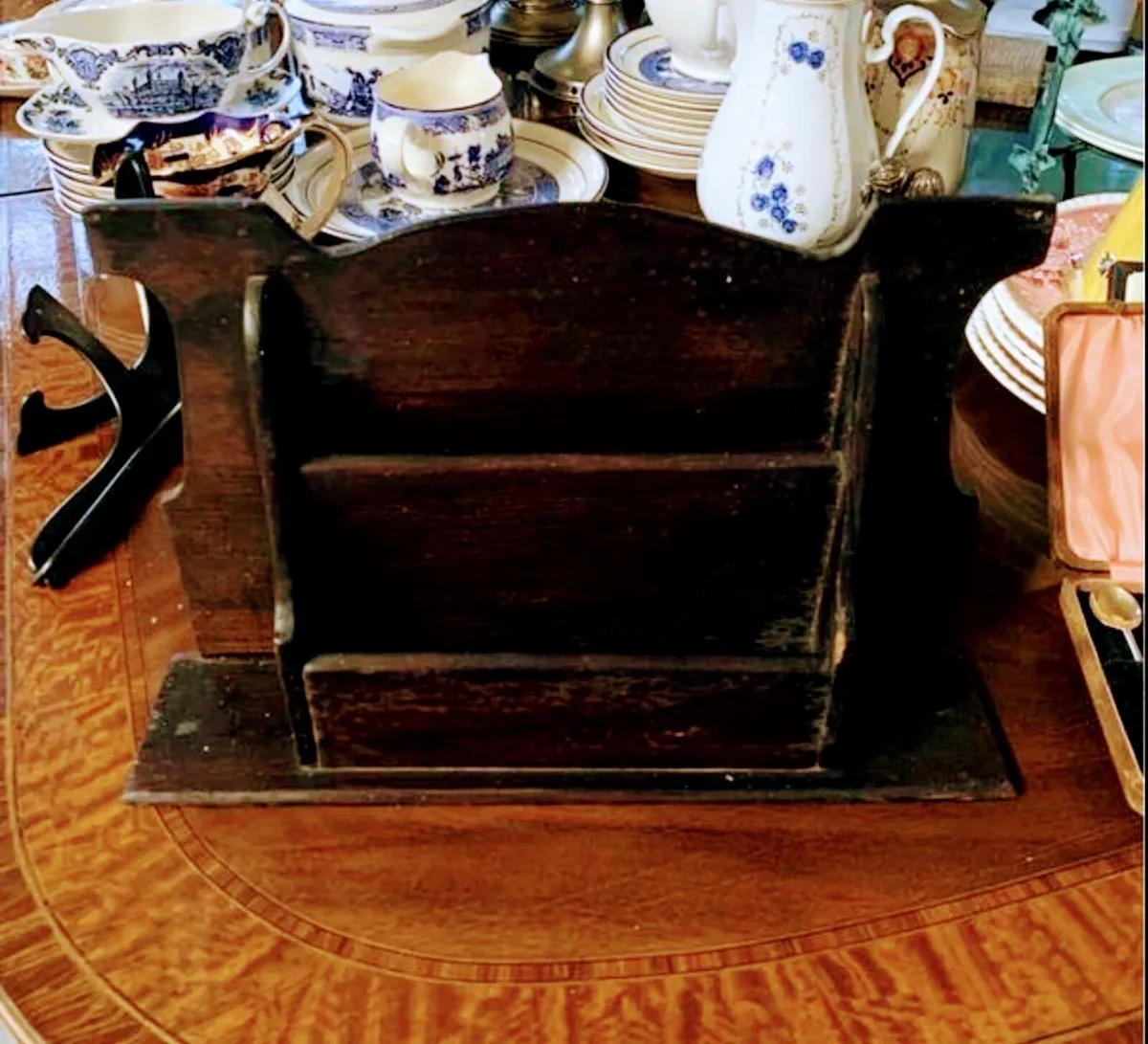 Antique letter rack early 1900s