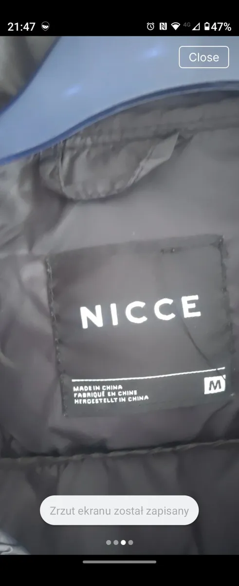 Nicce Black vest size m - Image 3