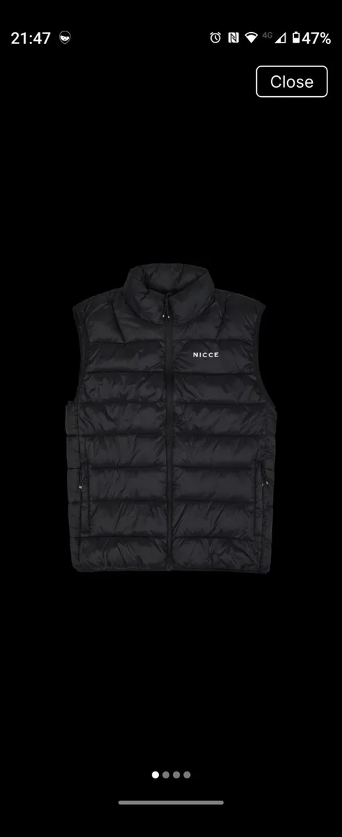 Nicce Black vest size m - Image 1