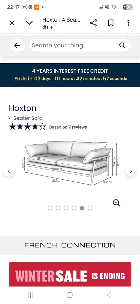 Sofa french connection - Image 3