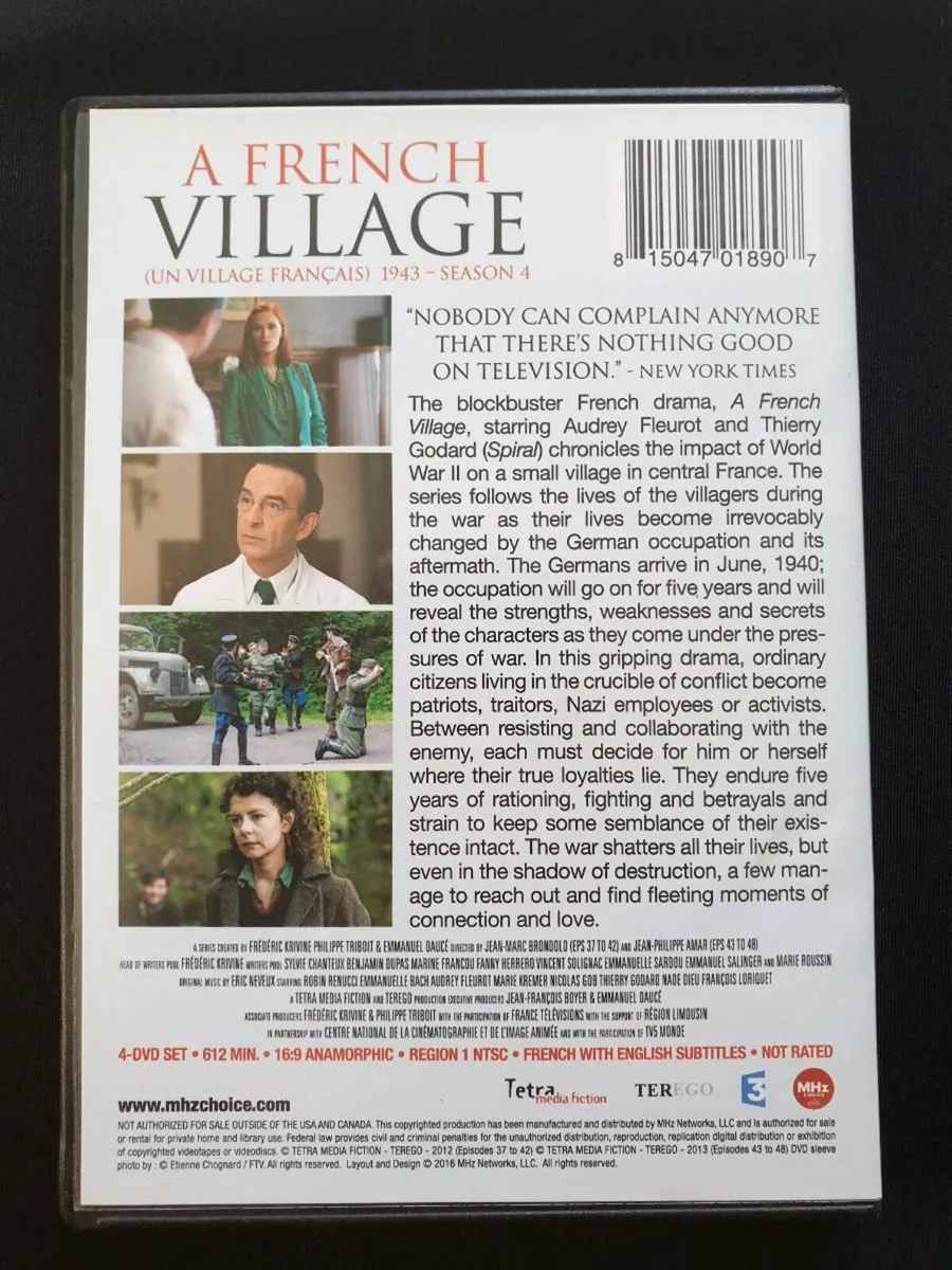 A French Village DVD Season Series Four 4 TV Show - Image 2