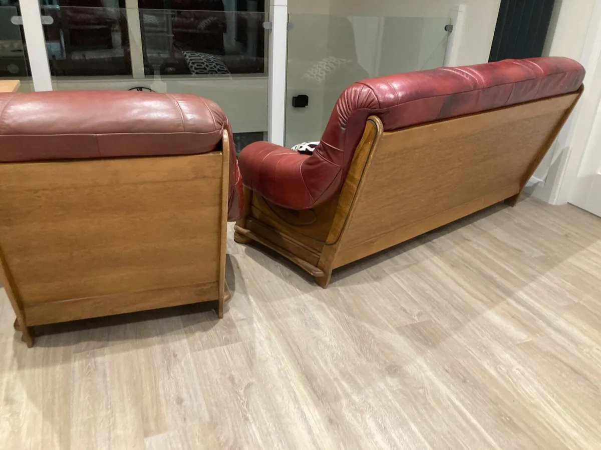 Sofa, 3 seater and one chair - Image 2