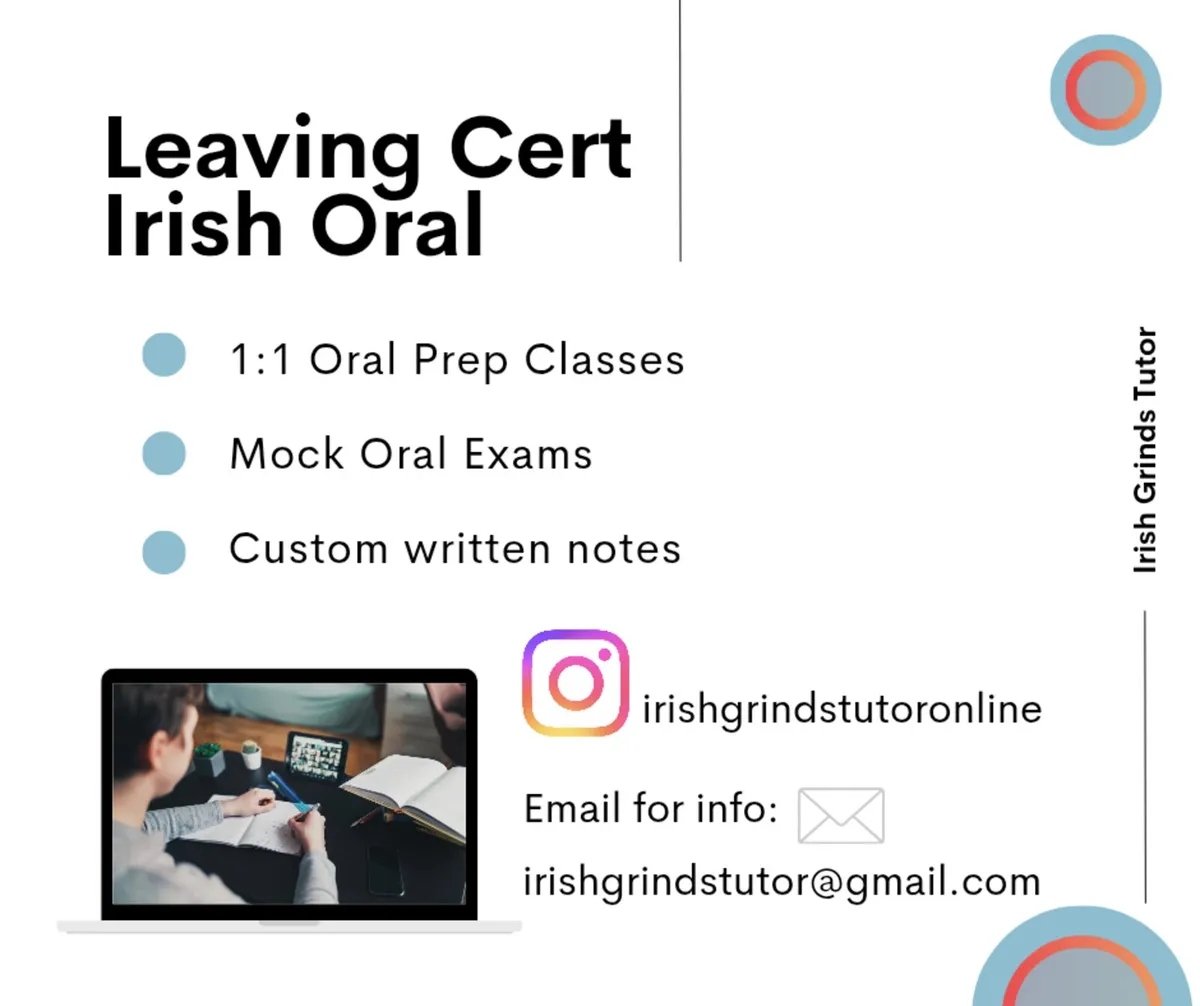 No Irish Oral notes? Fix it now.