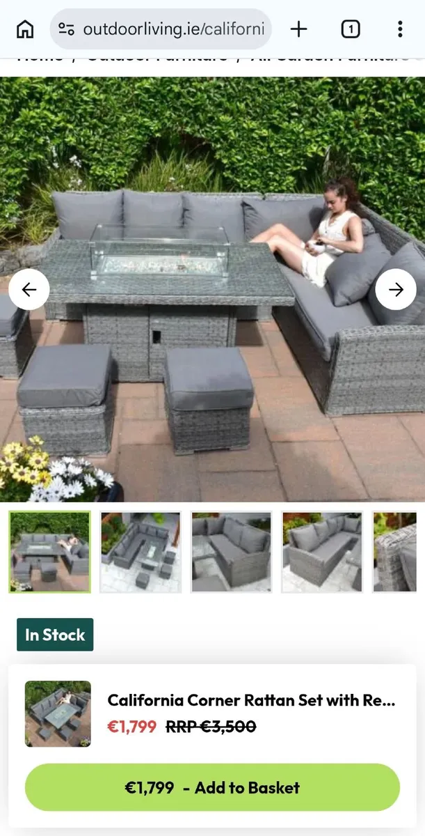 outdoor firepit set - Image 1